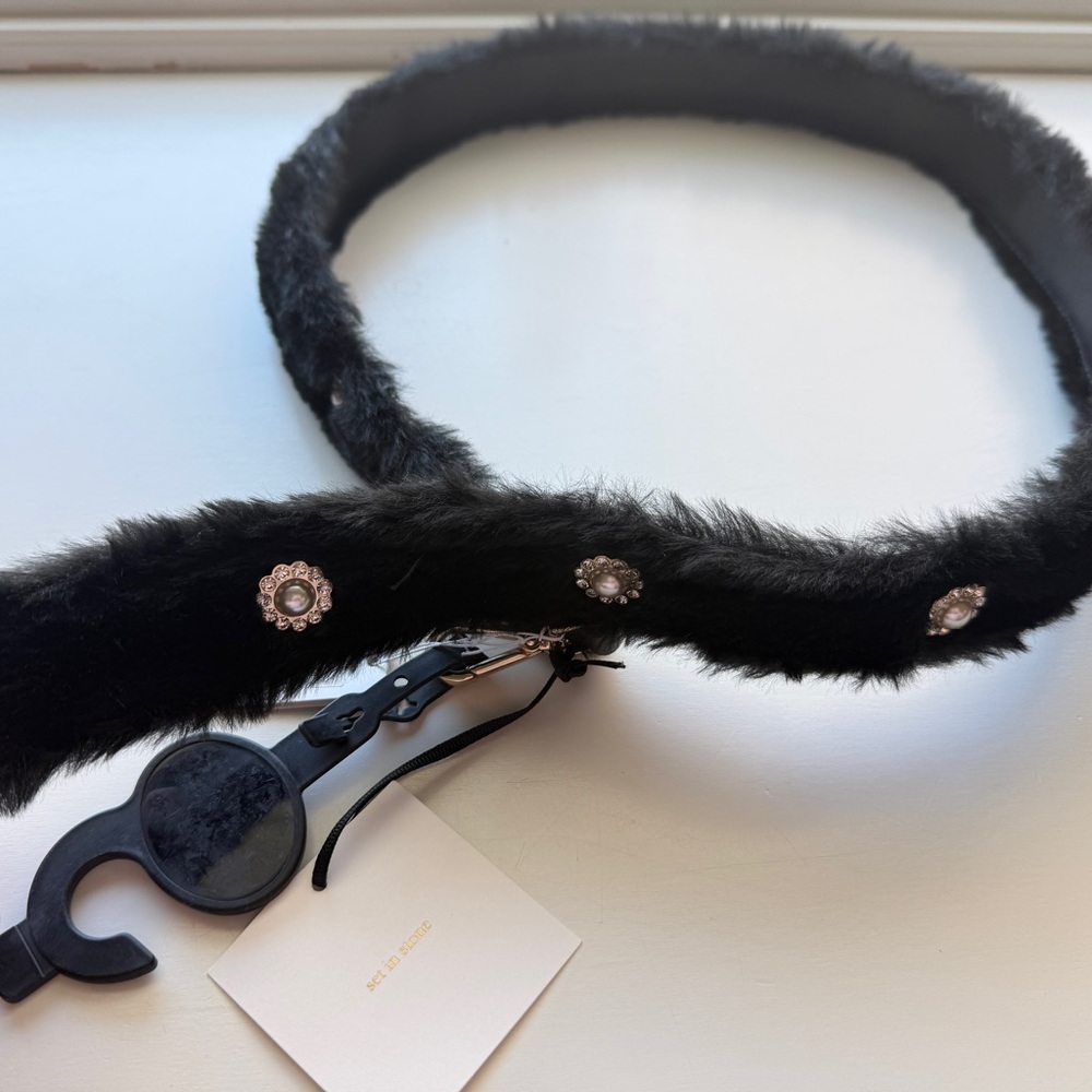 Kate Spade Black Fur 👉 Bag Strap / Replacement Strap / Shoulder Strap